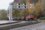 An ACe from BNSF's original group brings up the rear as C-NRMOPP heads away